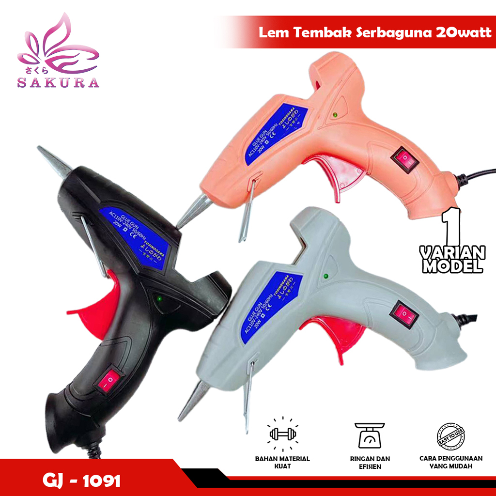 Lem tembak hot melt  GLUE GUN  perekat  20W dan 40W-SOSOYO