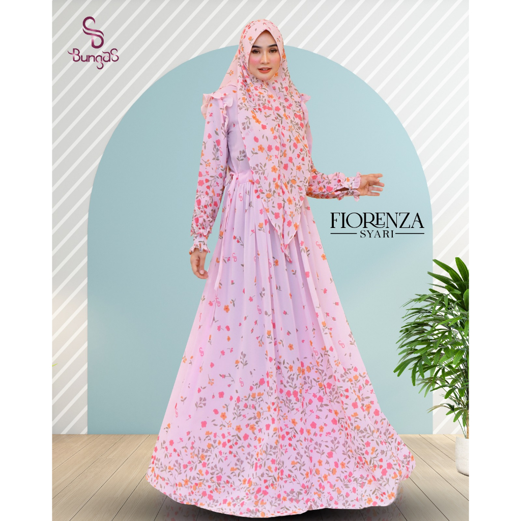 FIORENZA SYARI SET SYARI BY BUNGAS FASHION ORI