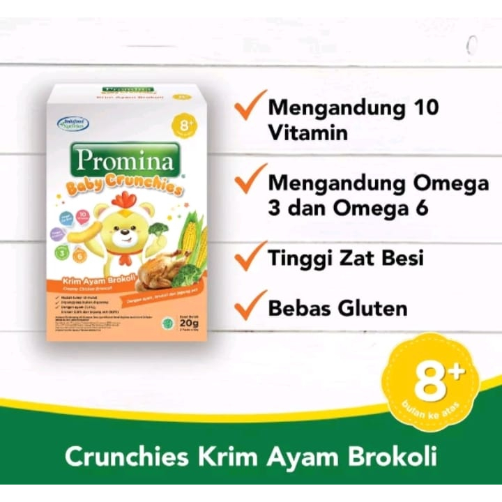 Promina Baby Crunchies Snack Makanan Ringan Camilan Bayi 20g