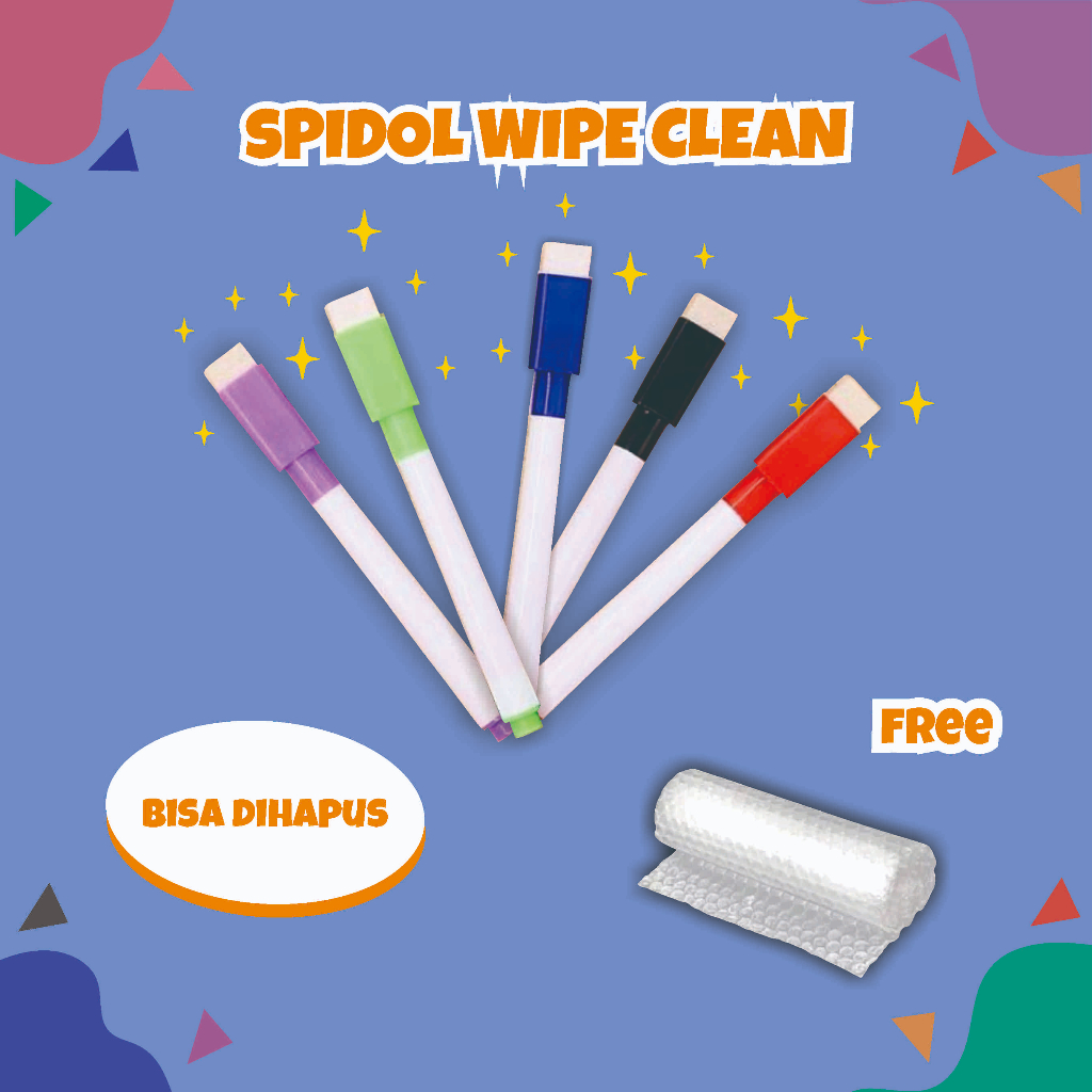 

SPIDOL WIPE CLEAN | BISA DITULIS/DIHAPUS | SPIDOL WARNA