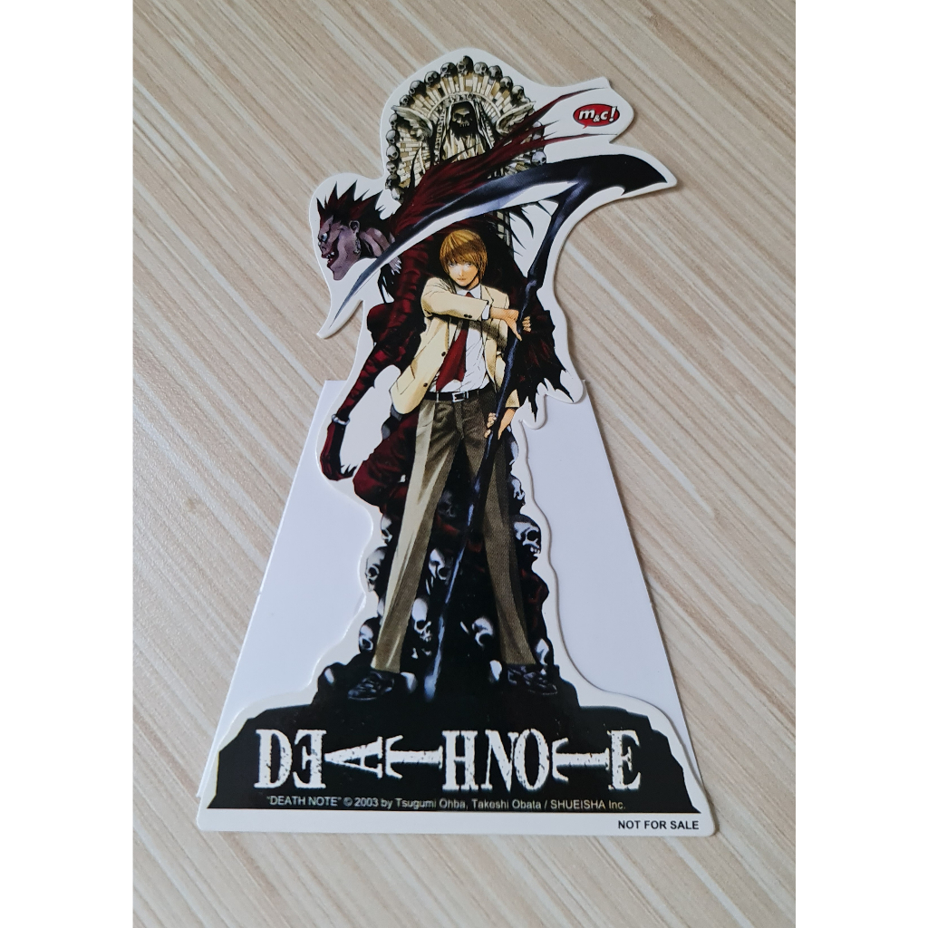 

Tent card / Pembatas buku DEATH NOTE