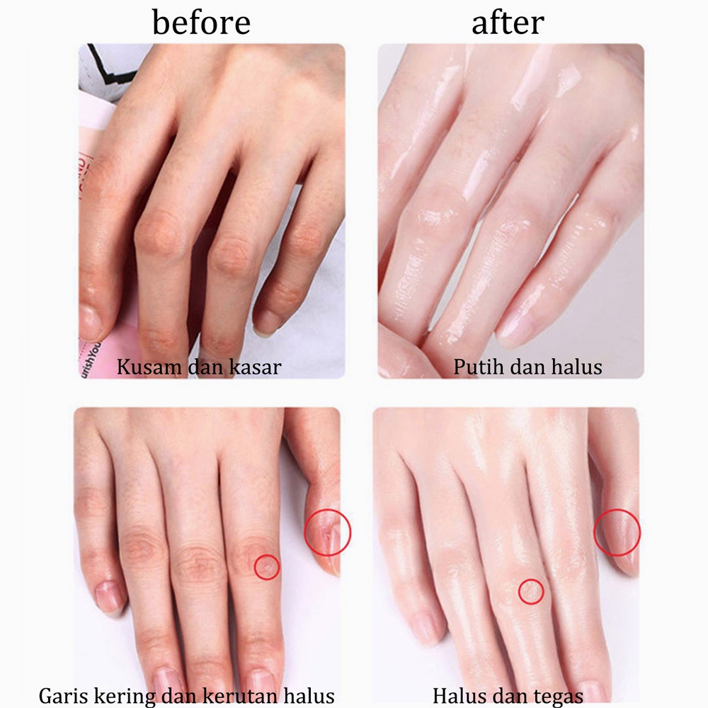 Hand crem Perawatan tangan Green tea 30g Pemutih Pelembab Memperbaiki kekeringan dan kekasaran