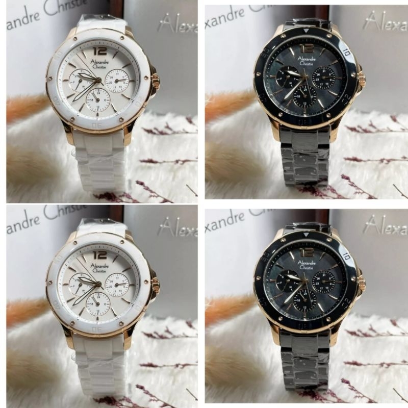 JAM TANGAN ALEXANDRE CHRISTIE CERAMIC 2438 / AC2438 ORIGINAL