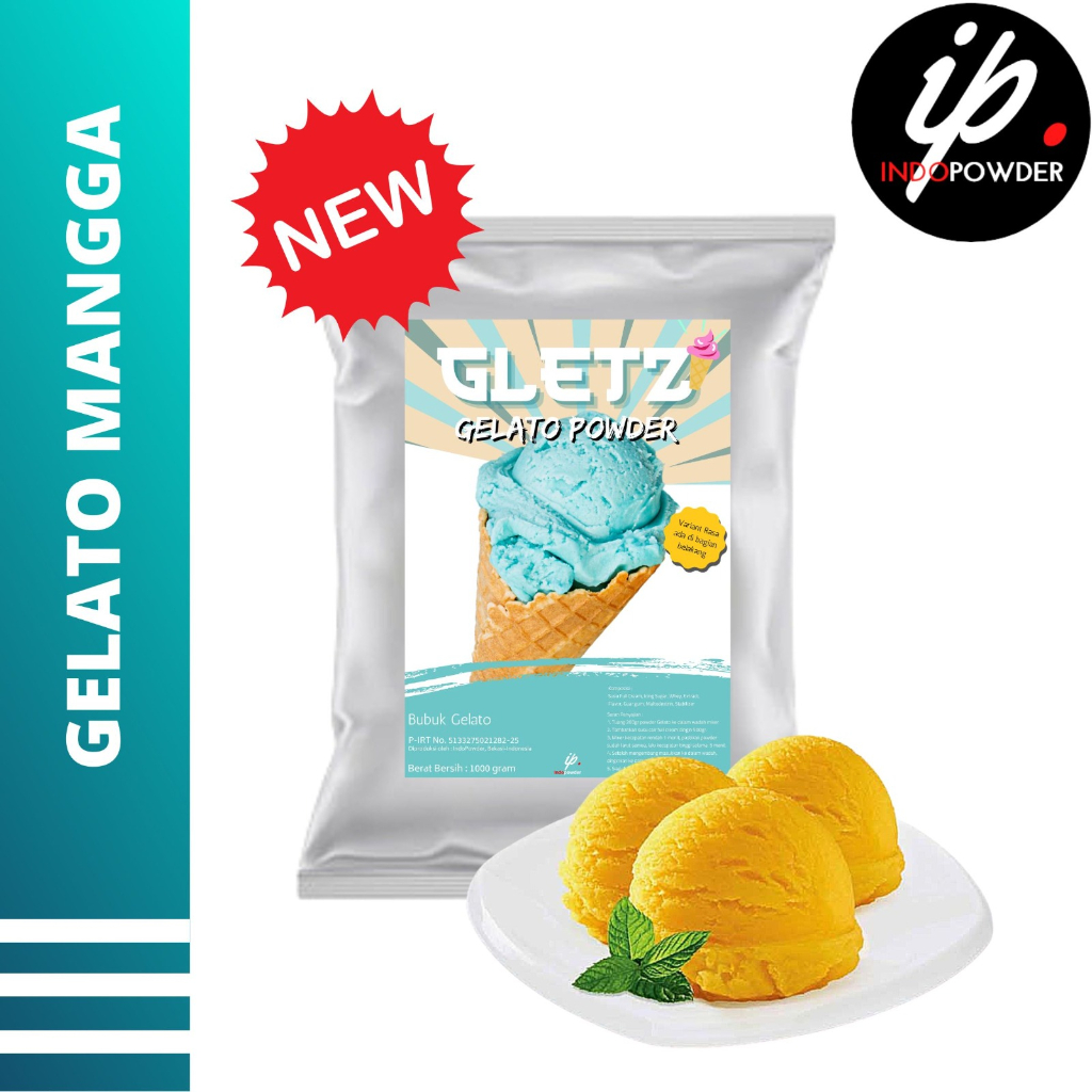 GELATO VARIANT 1Kg I Bubuk GELATO ALL VARIANT I GELATO POWDER 1Kg