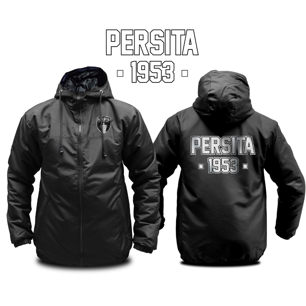 Jaket Persita Tangerang 1953 Jaket Hooligans Elegan Black