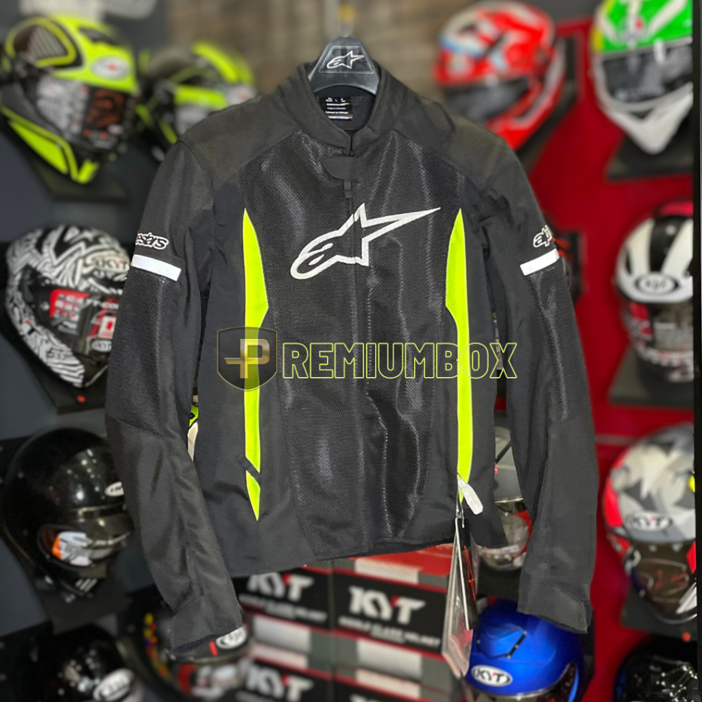 ALPINESTAR FASTER AIR JACKET BLACK YELLOW FLUO