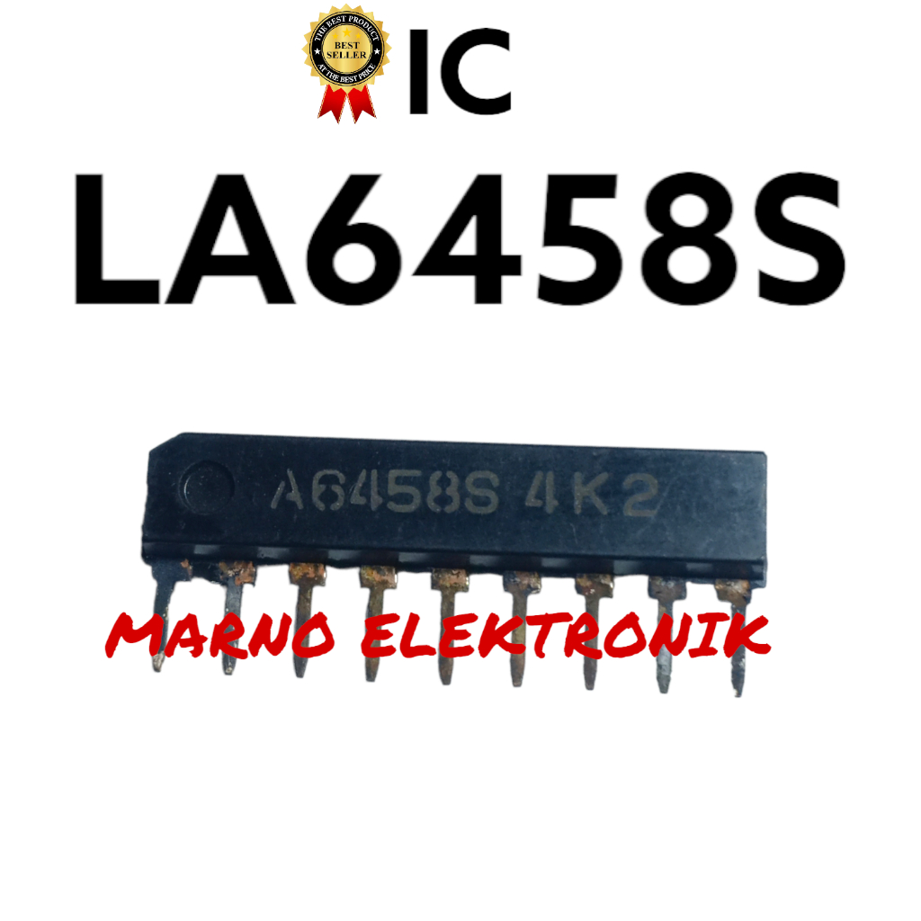 IC LA6458S LA 6458S LA6458 LA 6458 ASLI ORI ORIGINAL
