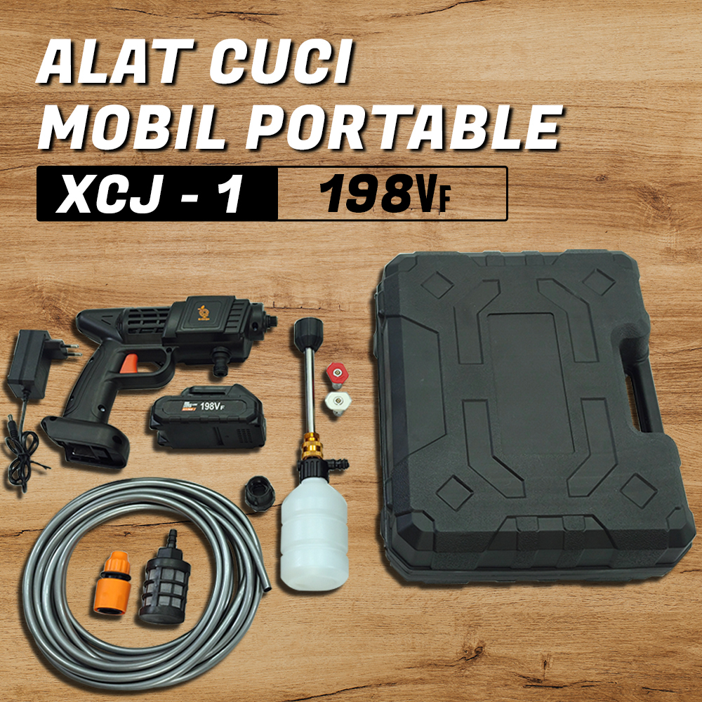 Jet Cleaner Cordless Portable Mesin Cuci Mobil Motor Pressure Washer Alat Cuci Mobil Tanpa Kabel