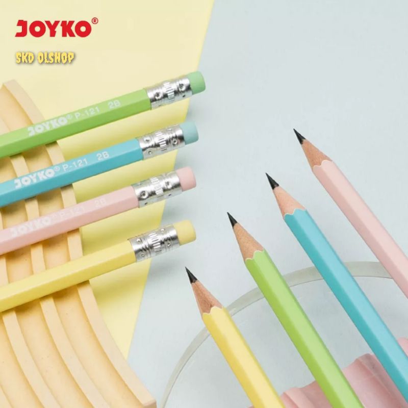 

Pencil Pensil Joyko P-121 2B ( Isi 6 Pcs)
