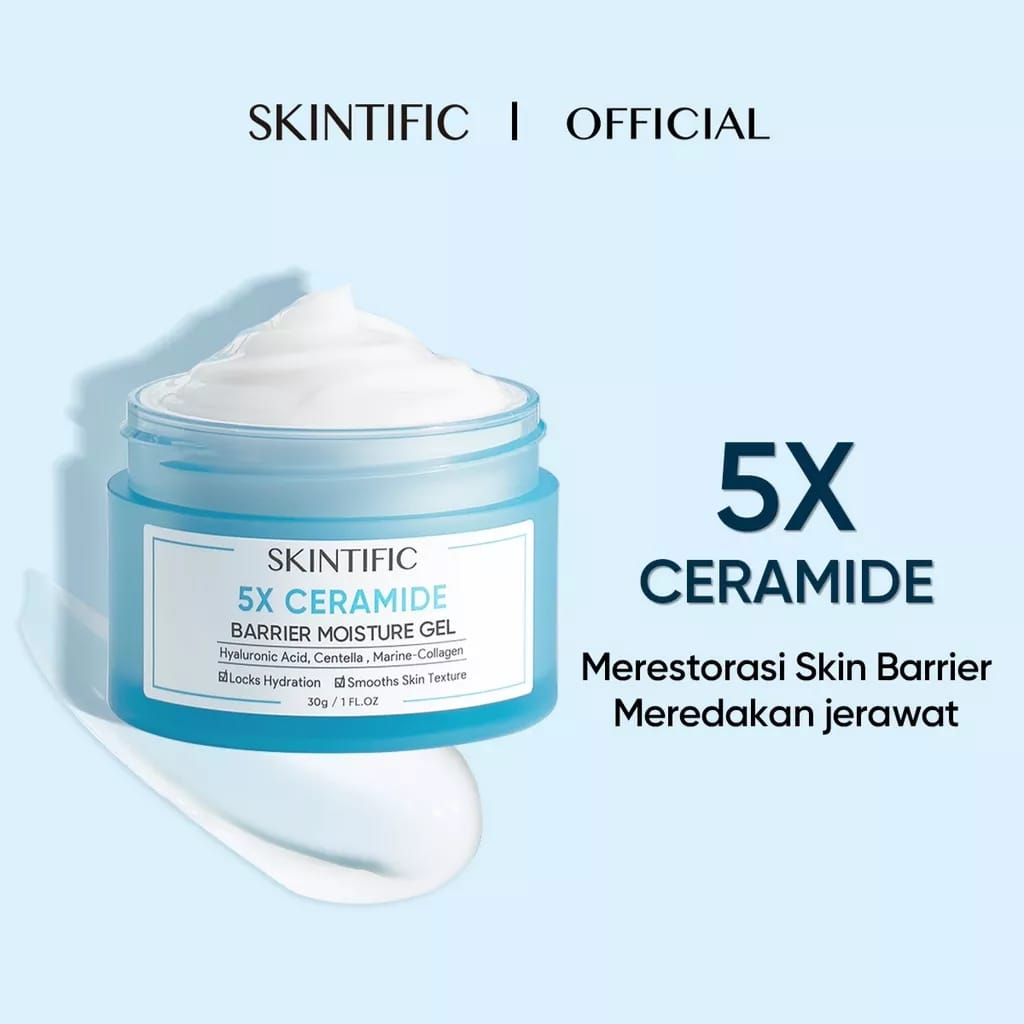 SKINTIFIC - 5X Ceramide Skin Barrier Moisturize Gel 30g Moisturizer