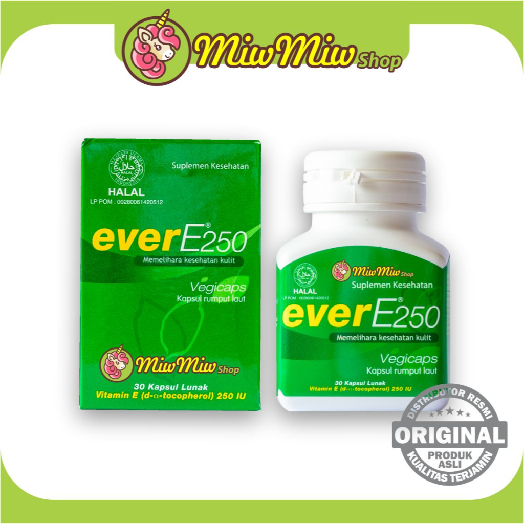 Ever E 250 Kapsul Vitamin E Natural 250 IU