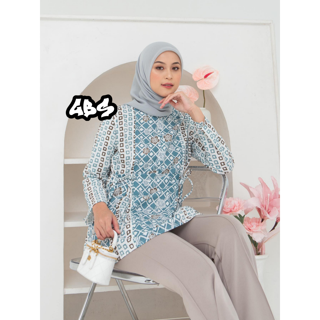 BAJU BATIK WANITA MODERN MONALISA GENES asli PEKALONGAN
