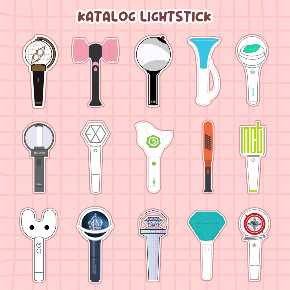 PRE ORDER!! Kpop Lightstick Acrylic Standee