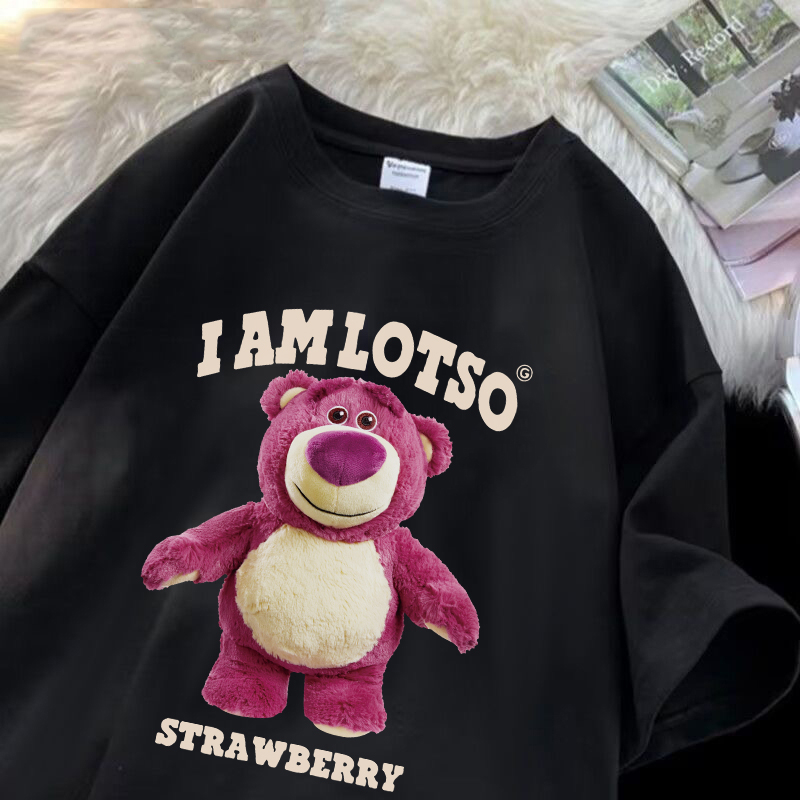 RDGF Lotso Toy Story kaos  oversize atasan korean style t shirt washed /A0921