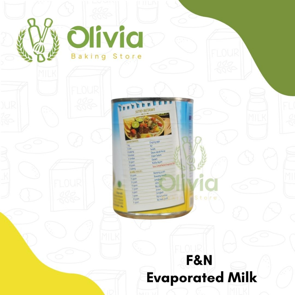 

RB F&N Evaporated Filled Milk / Susu Evaporasi 380g