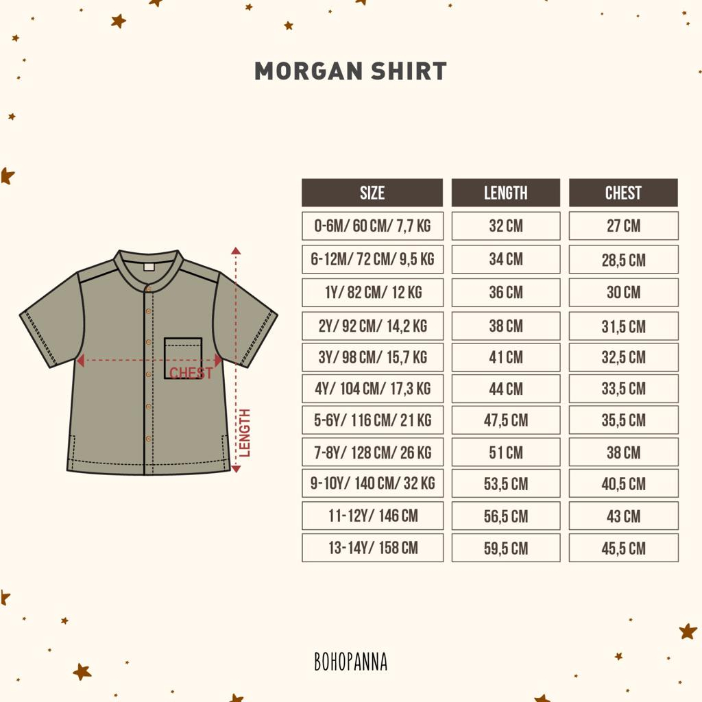 Bohopanna Morgan Shirt - Atasan Anak