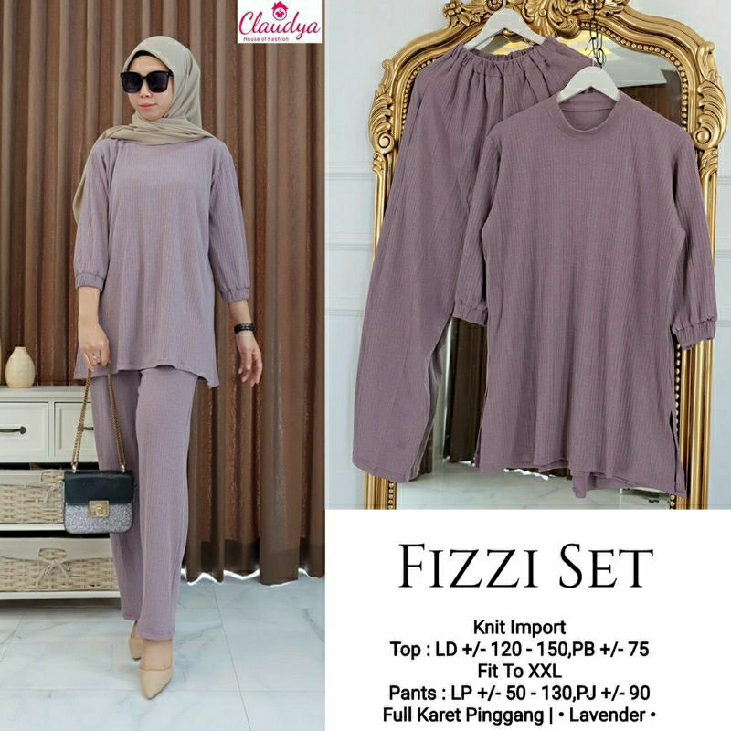 Baju setelan fizzi set by claudya