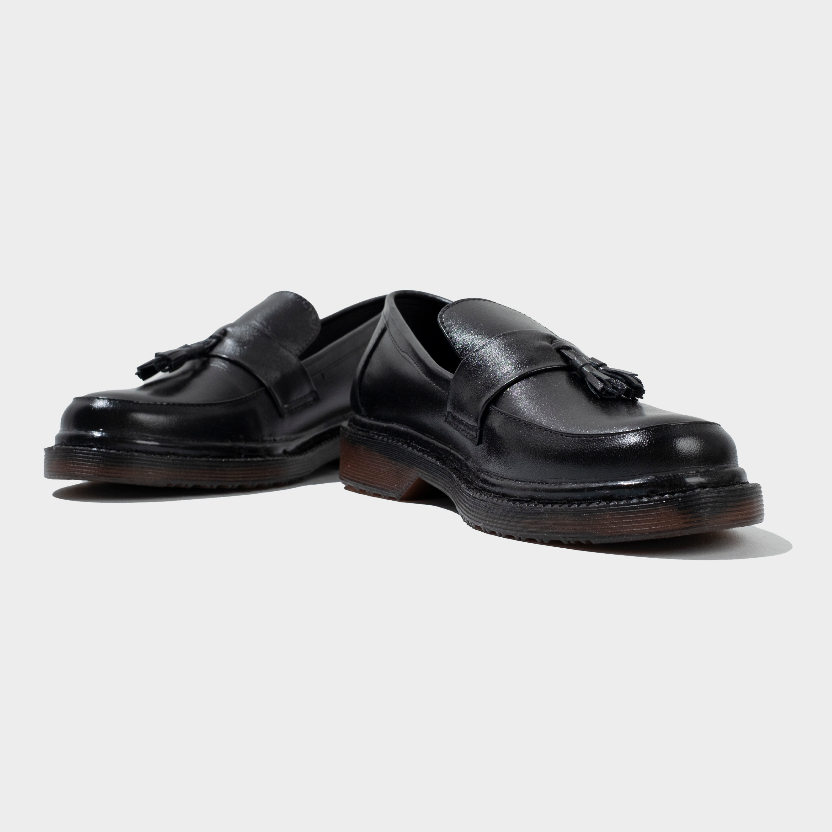 Sepatu Loafers Casual Formal Kulit Slip On Pria Original - Satmata Naruna