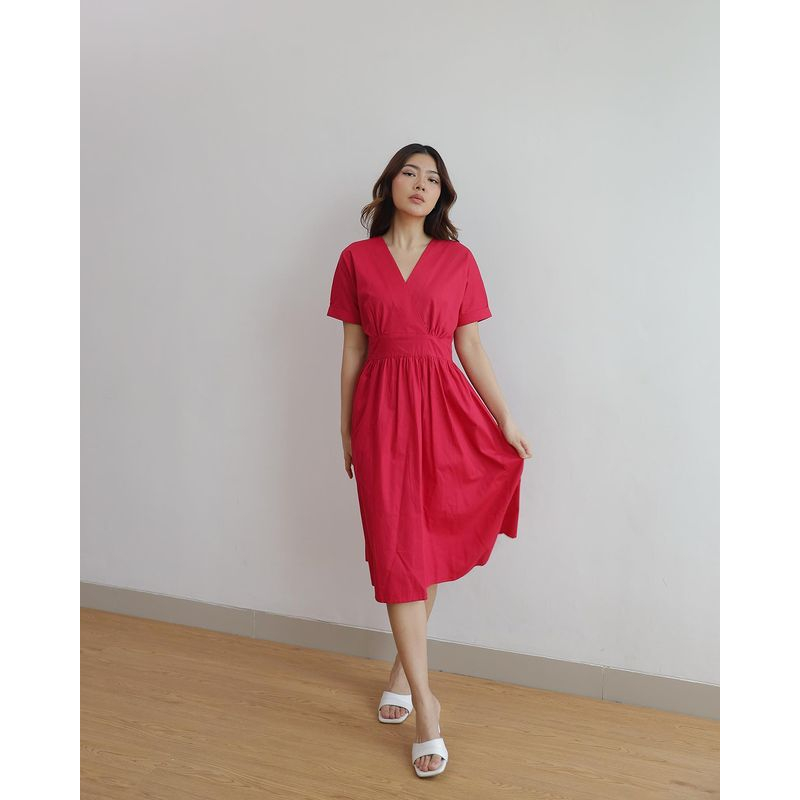 D2614 DRESS WANITA GAUN TIARA ANDINI