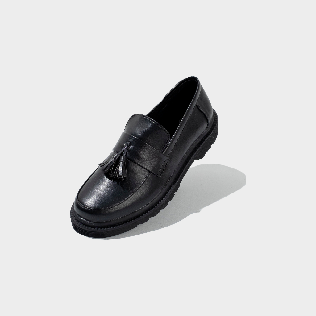 Xcloud x Satmata Sepatu Formal SlipOn Casual Pria NARUNA Black