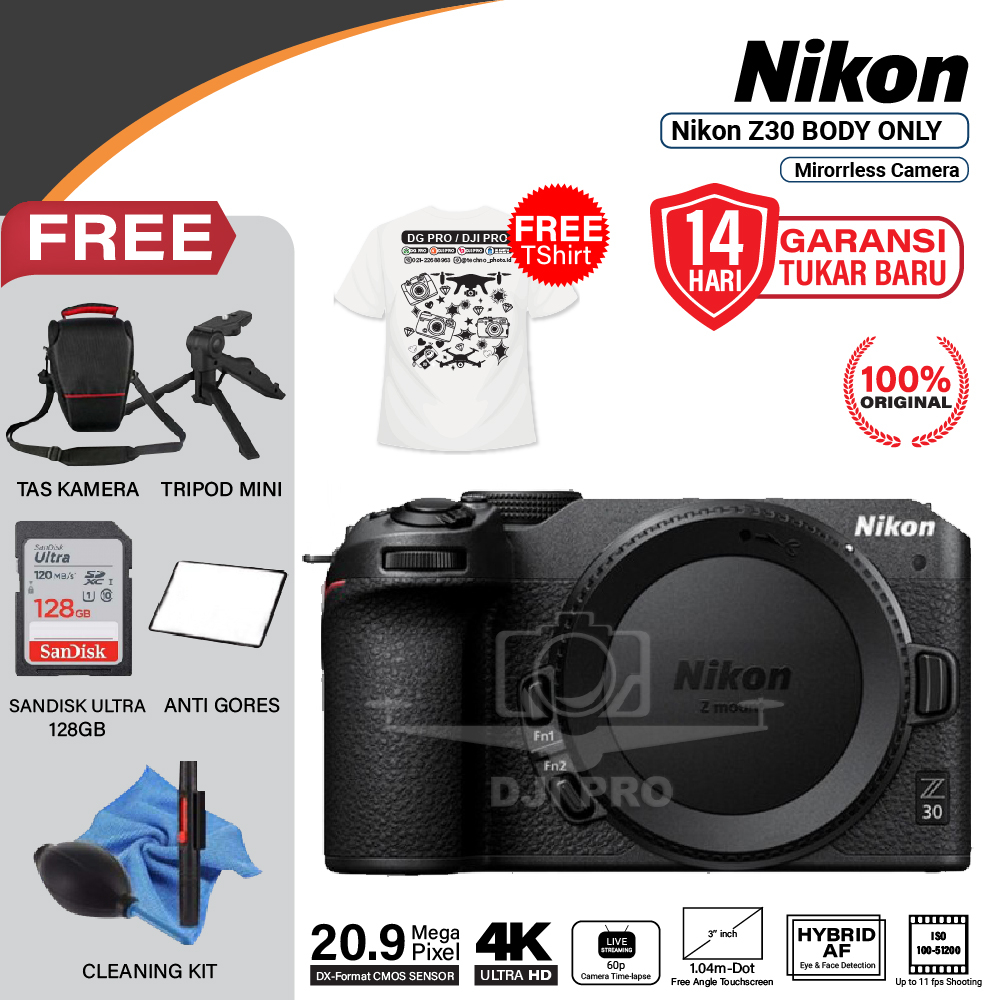 Nikon Z30 Body Only Mirrorless Camera Nikon Z 30 Bodi Original