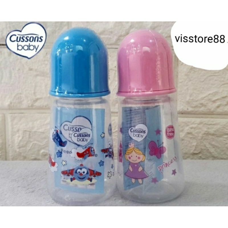 Cussons Baby Milk Bottle 125ml Botol Susu Bayi + Dot