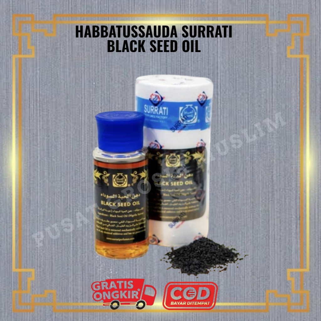 Promo Termurah Surrati Minyak Habbatussauda Black seed Oil 100gr Original