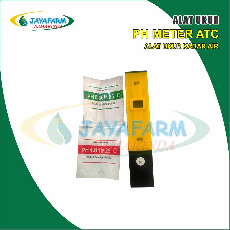PH Meter Air Digital ATC PH-009 + Bubuk Kalibrasi