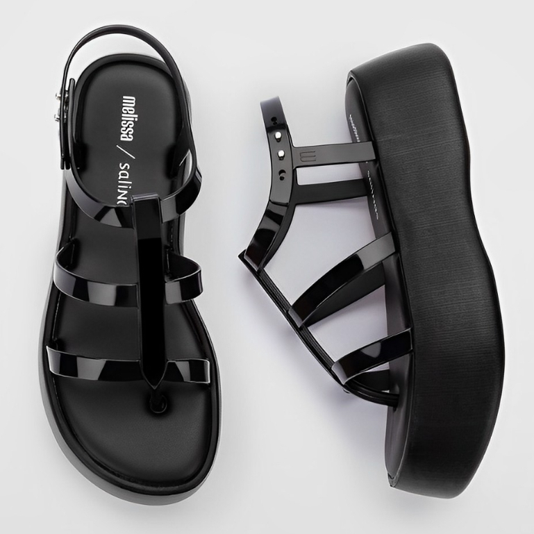 [NEW PRODUCT] Melissa Caribe High Platform Sandal Melissa Hak Tinggi Sepatu Sandal Meliisa Caribe Sandal Fashion Wanita