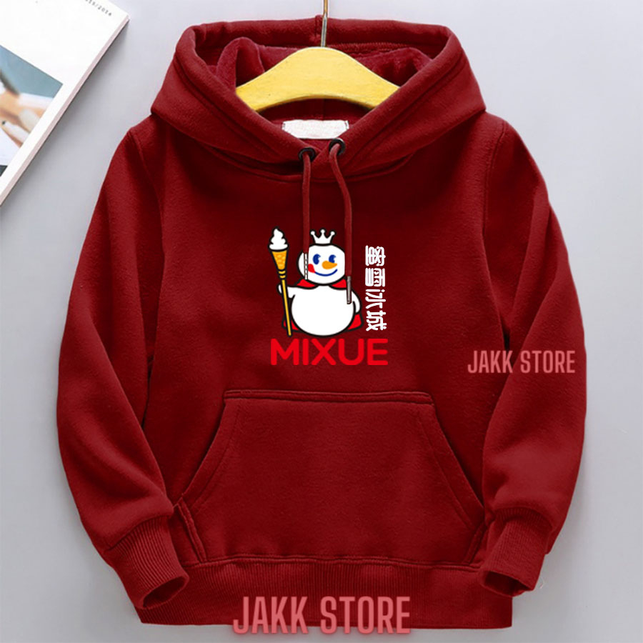 Jaket Sweater Hoodie MIXUE Anak Perempuan Usia 2 3 4 5 6 7 8 9 10 11 12 13 Tahun / Switer Hodie Mixue Anak Cewek Laki Laki