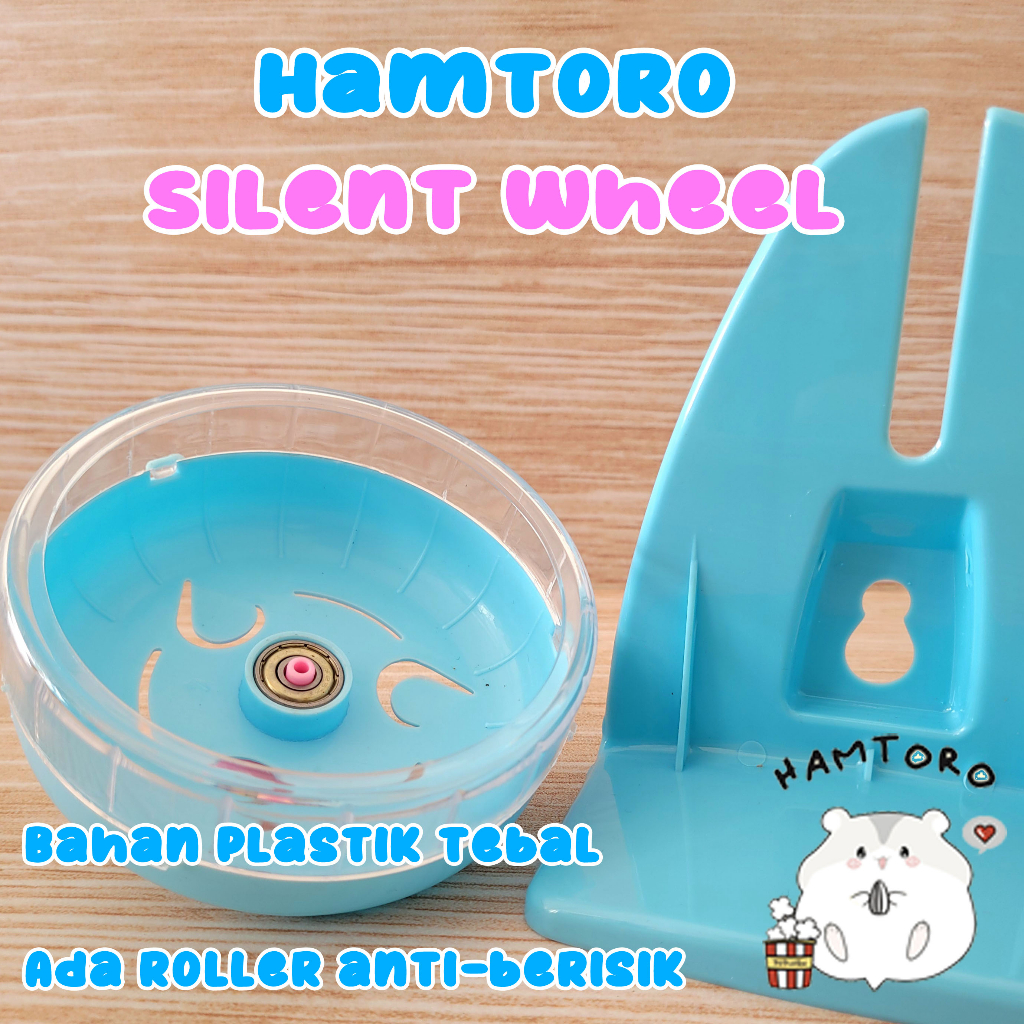 Hamtoro Silent Wheel Mainan KIncir Hamster ANTI BERISIK Free Packaging