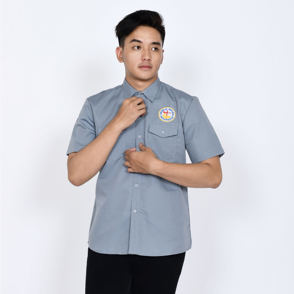 GBI - Kemeja Bordir - Cotton - Jos Miracle Bandung - Miracle - JMB