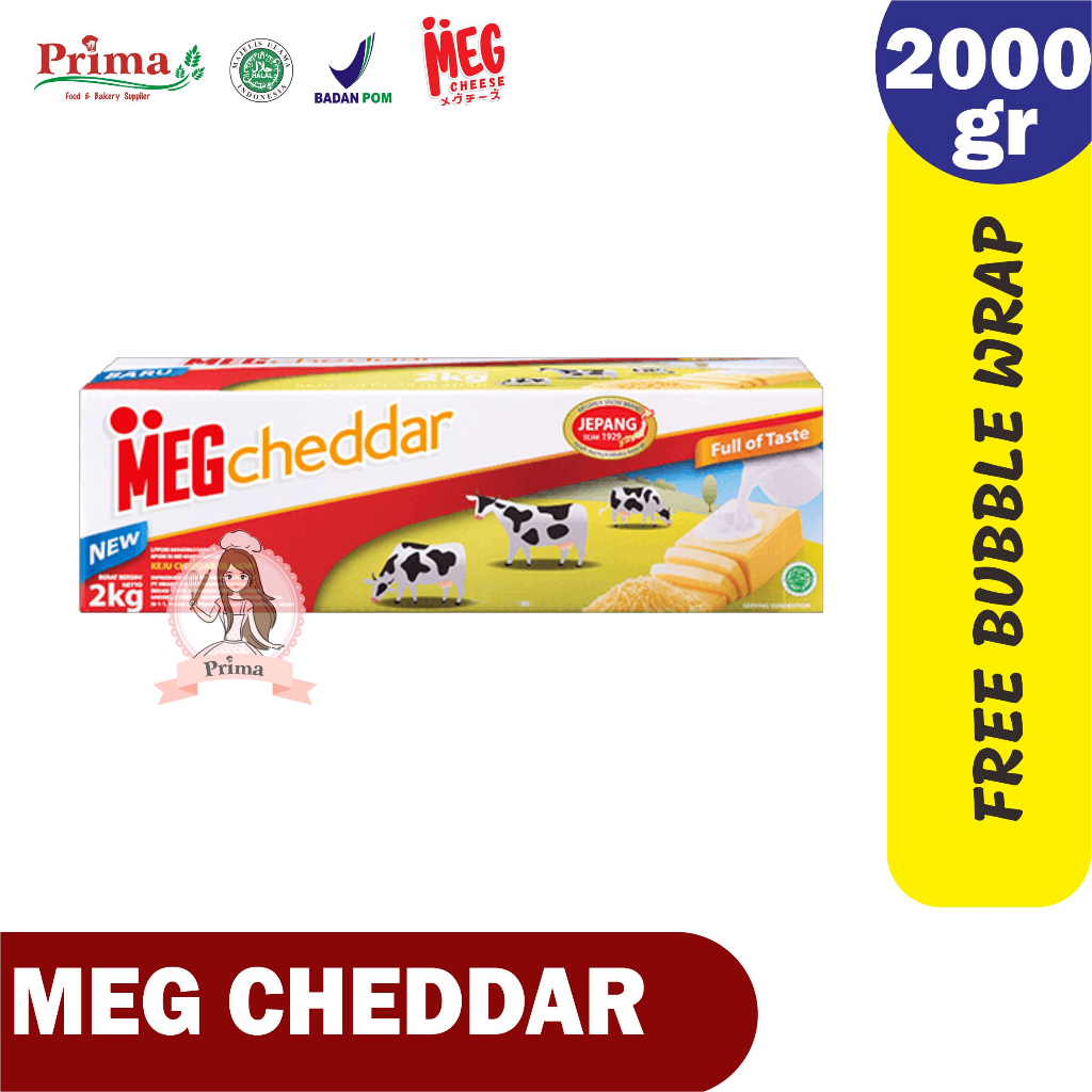 

Keju cheddar - Meg keju cheddar 2kg