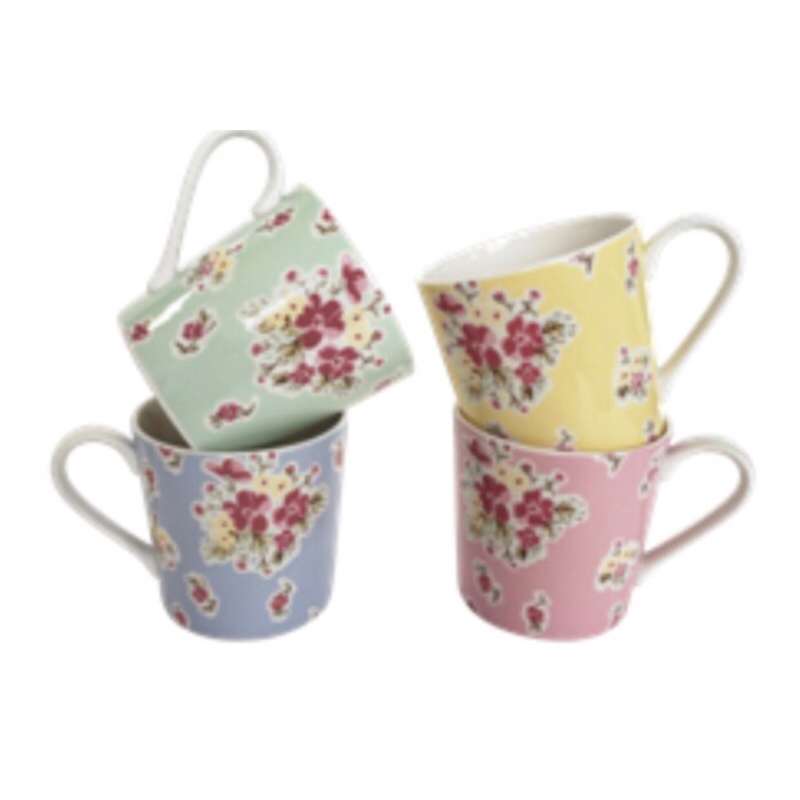 Mug Gelas Saint James Ditsy Floral Mug Colorful Bunga