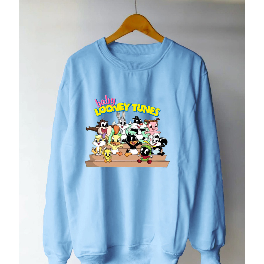 Sweater Wanita Karakter Baby Looney Tunes Sweatshirt Oversize