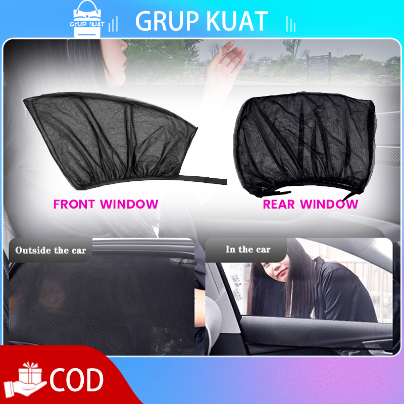 Unik Tirai Mobil Anti Panas Anti Silau Penutup Kaca Mobil Kelambu Tirai Jendela Anti Nyamuk Tahan