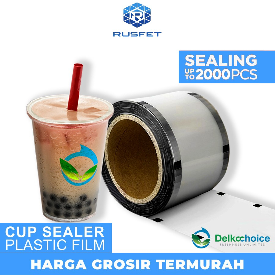 Plastik Tutup Gelas Cup Sealer Roll 2000pcs