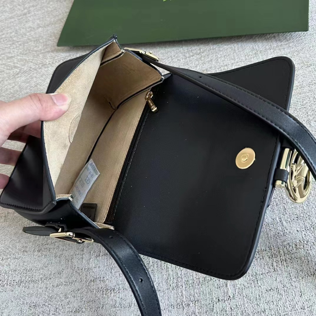 Ori Long-champ 2023 NEW Cowhide Material Ladies Shoulder Bag Messenger Bag