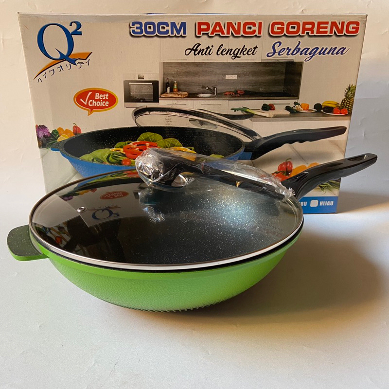 PANCI GORENG ANTI LENGKET SERBAGUNA 30CM Q2 Q2-3011