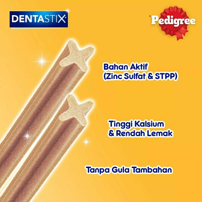 PEDIGREE DENTASTIX SNACK ANJING SMALL ORIGINAL 75 GRAM