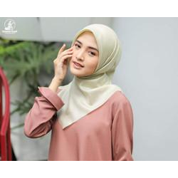 Hijab segiempat Voal sage green