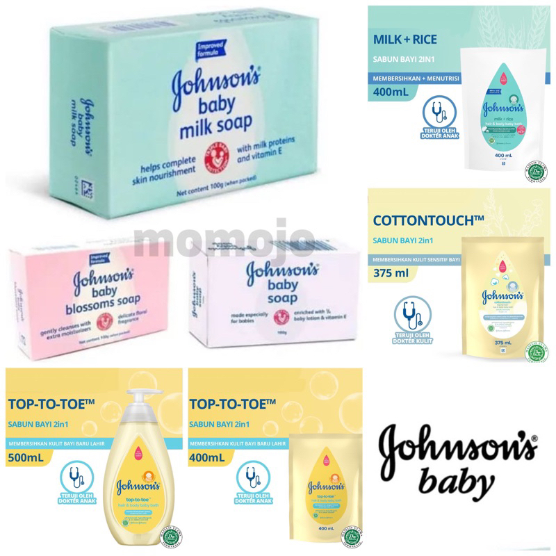 JOHNSON'S Baby Bath Hair &amp; Body Sabun Mandi Bayi 2in1