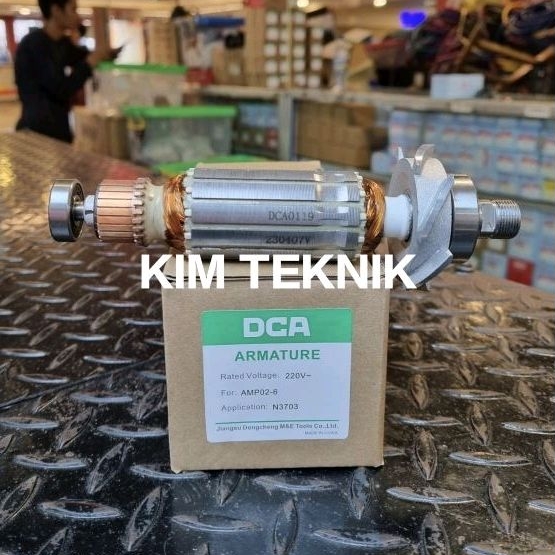 ARMATURE DCA AMP02-6 ANGKER MESIN TRIMER DCA AMP 02-6 MESIN PROFIL