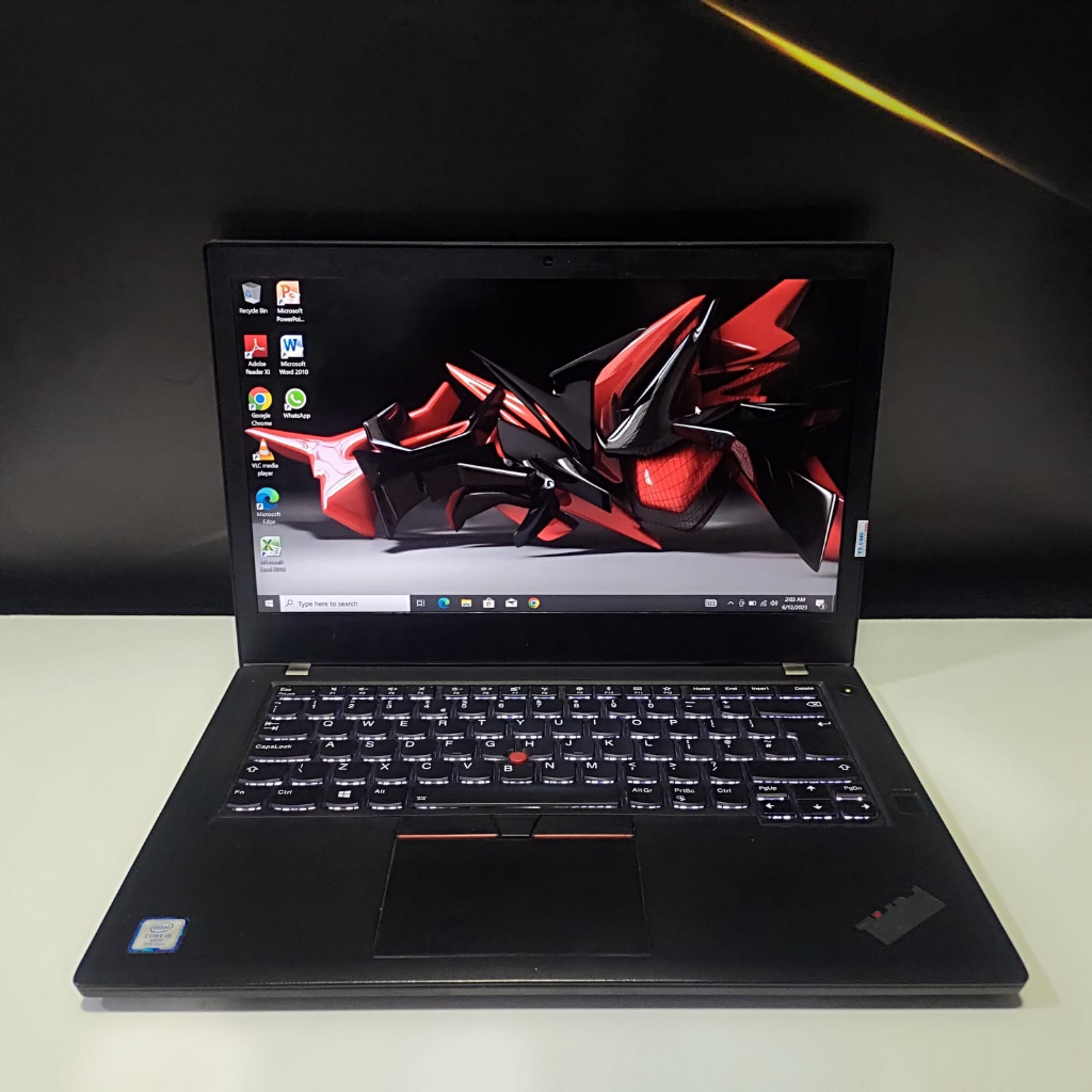 laptop lenovo thingpad T470 core i5 gen 6 ram 8gb SSD 256gb backlight - windows 11 pro siap pakai !!