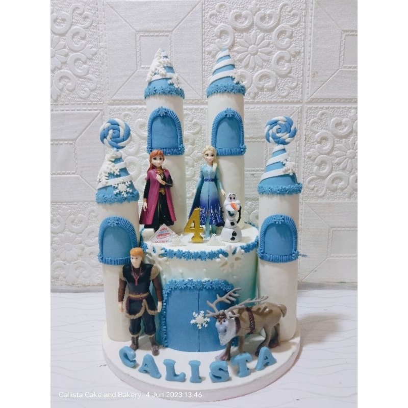 

Kue Ultah Tema Castle Frozen/ Kue Ulang Tahun Anak/ Cake Cantik