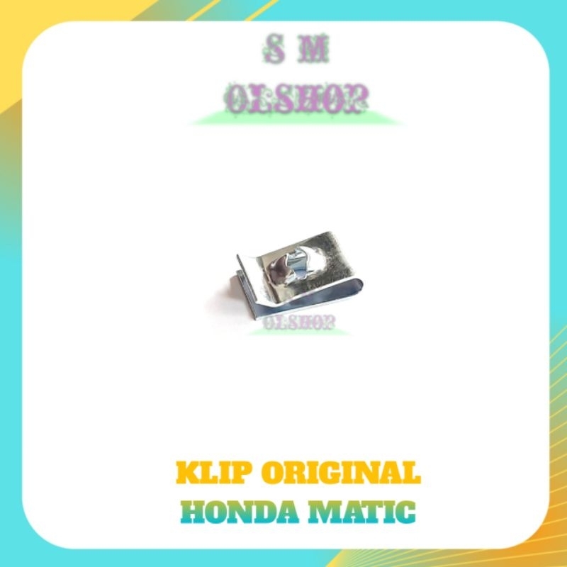 20 PCS  Baut Klip Honda Matic SILVER 4x16 Baut Klip Motor Honda Matic Baut Body Honda Matic Beat Vario Scoopy M4x16