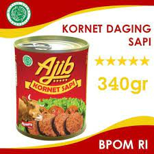 

DAGING KORNET SAPI AJIB 340 GRAM MAKANAN KALENG ENAK MURAH