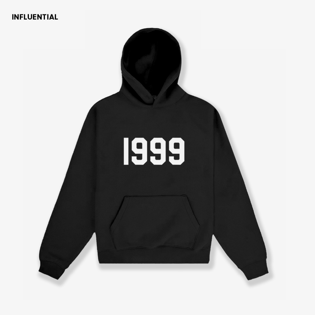 INFLUENTIALS - Jaket 1999 Hoodie Cowok Original 100% Bahan Tebal dan Keren (SABLON) Hoodie Jumper Pr