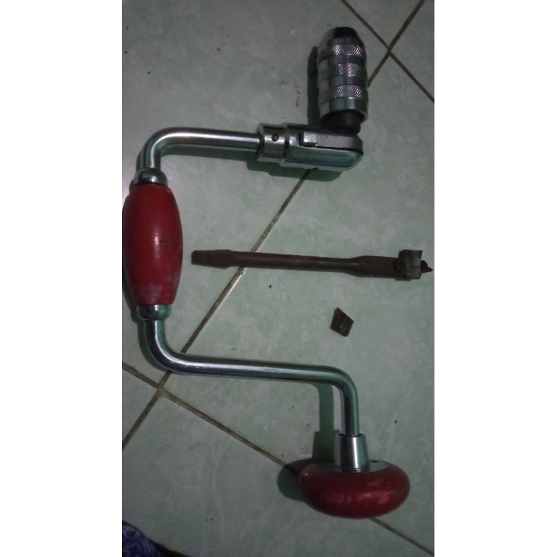 BOR TANGAN EVSTEEL BEKAS + MATA PISAU