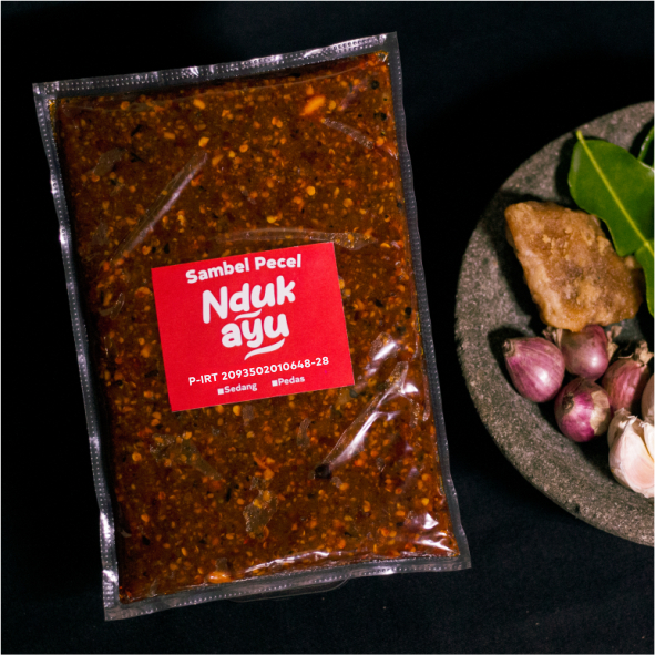 

Korzaln Bumbu Pecel Kacang Madiun Nduk Ayu Berat 500 Gram